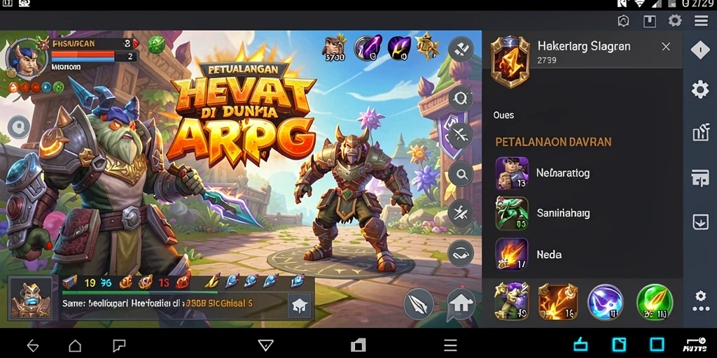 Screenshot utama 2739 menampilkan aksi pertempuran yang seru dan mendebarkan.