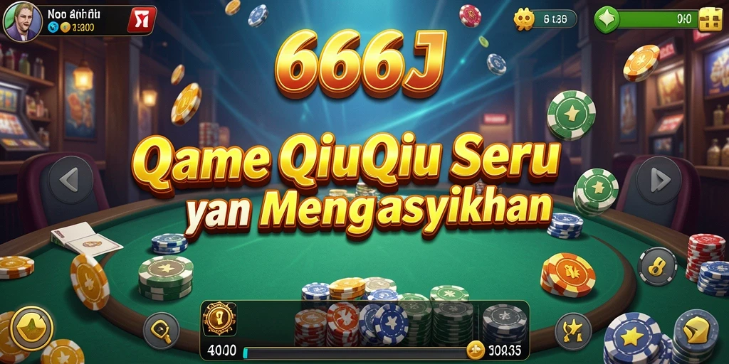 Tangkapan layar gameplay QiuQiu yang menarik di 666J.