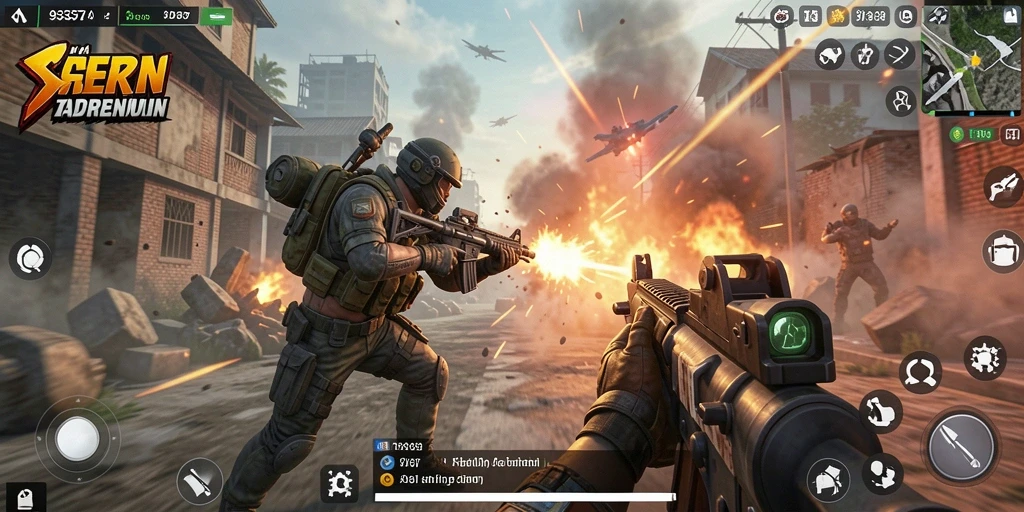 Tangkapan layar utama dari gameplay TPS yang mendebarkan.