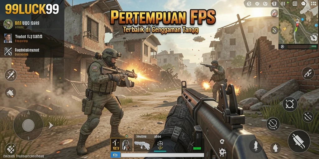 Gameplay menegangkan di 99LUCK99 dengan aksi FPS yang seru.