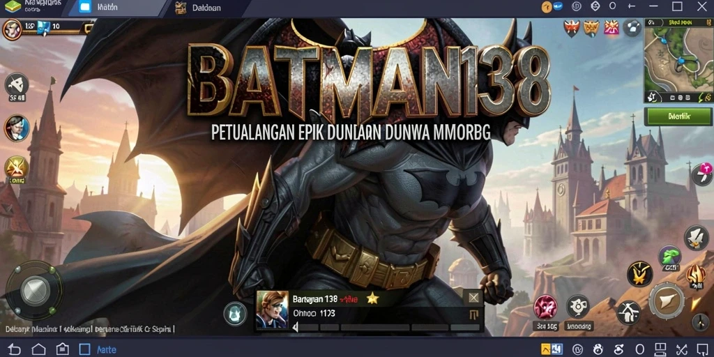 Tampilan menakjubkan dari gameplay epic di BATMAN138.