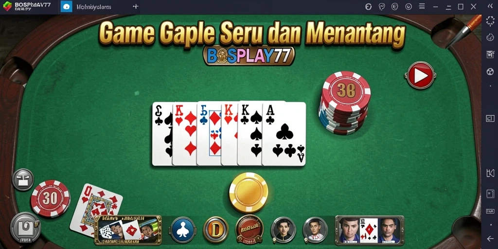 Mainkan Gaple seru bersama teman dan raih kemenangan.
