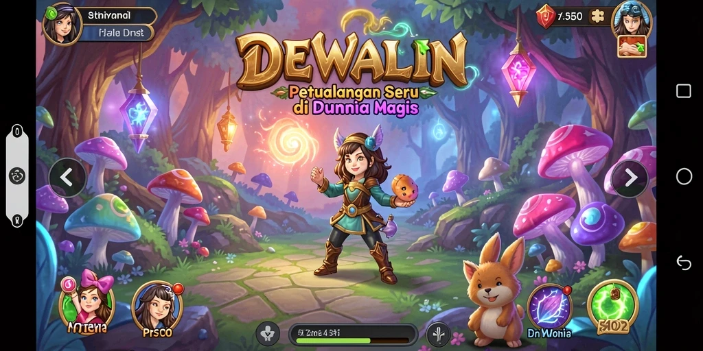 Screenshot DEWALIN menampilkan momen gameplay menarik di dunia petualangan.