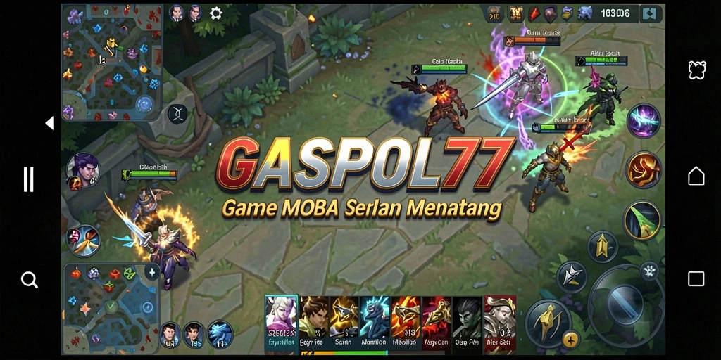 Tampilan aksi pertempuran GASPOL77 yang seru dan dinamis.