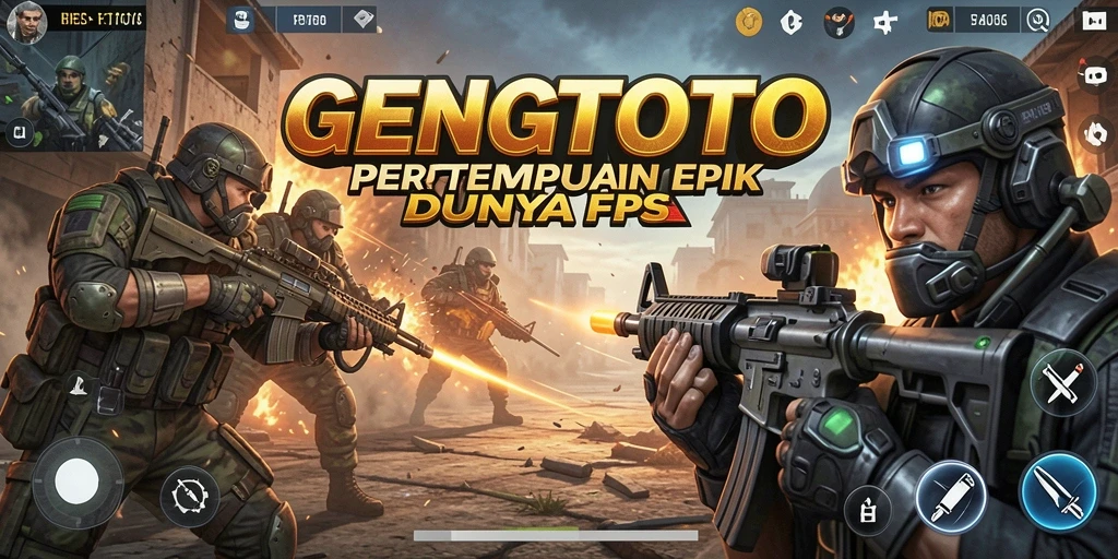Tangkapan layar GENGTOTO saat intensitas pertempuran meningkat.