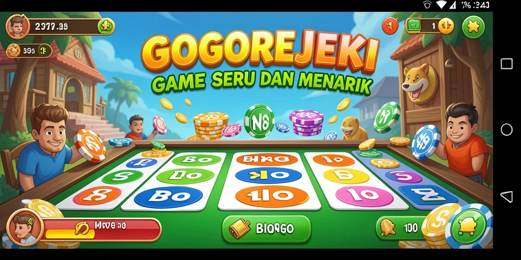 GOGOREJEKI menampilkan gameplay seru Bingo yang mengasyikkan.