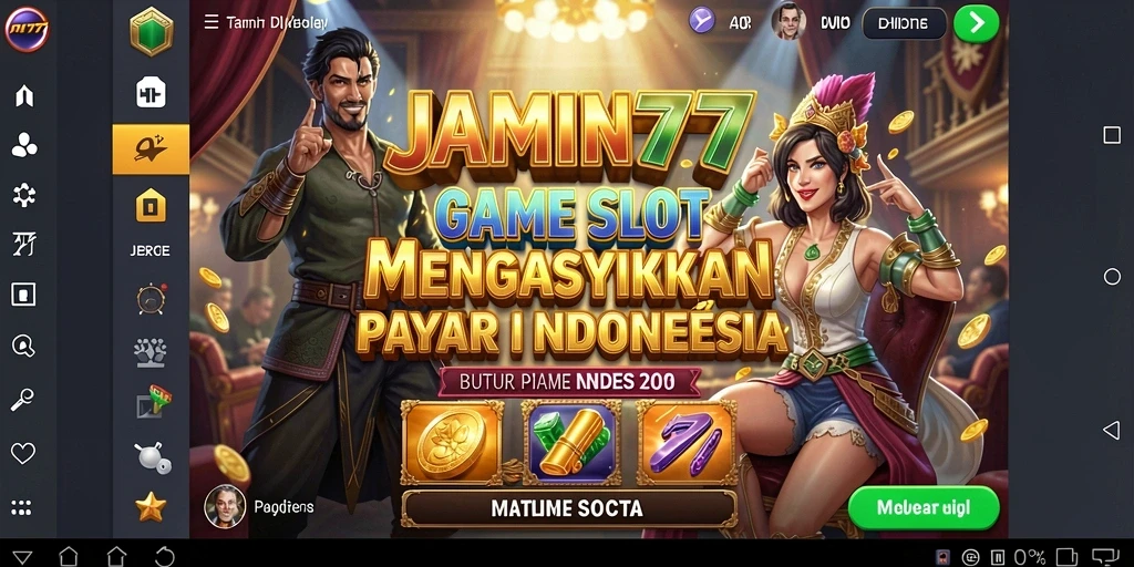 Tampilan gameplay menegangkan dalam game Slot JAMIN777.