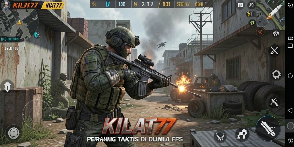 Tampilan gameplay menarik dari KILAT77 yang menunjukkan aksi tembak-menembak intens.