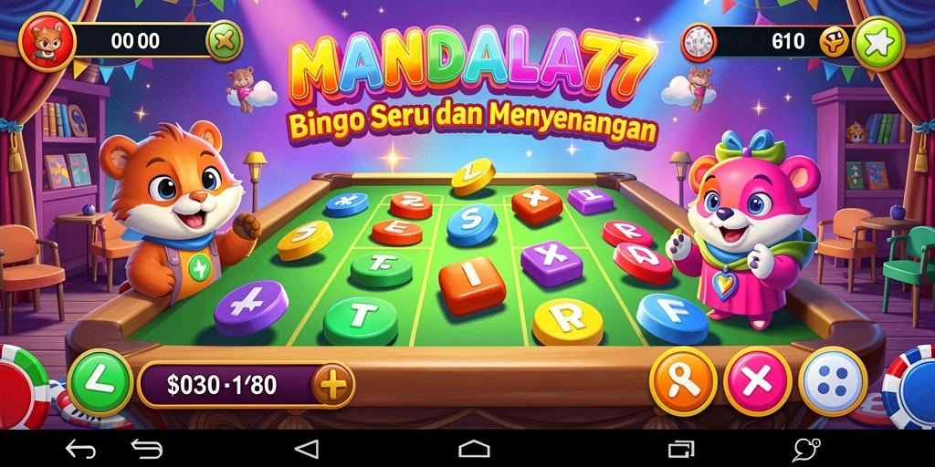 Tampilan menarik permainan Bingo di MANDALA77.