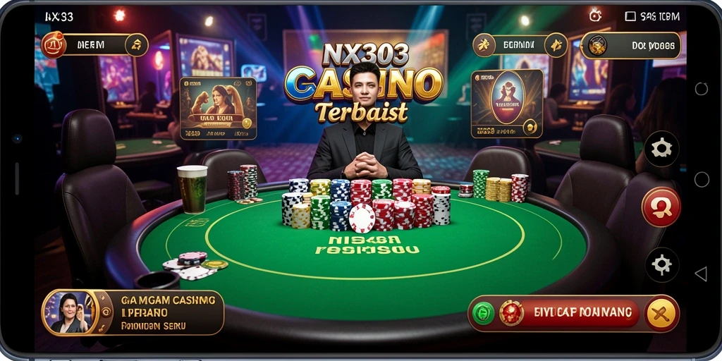 Gameplay Live Casino yang mendebarkan dan interaktif.