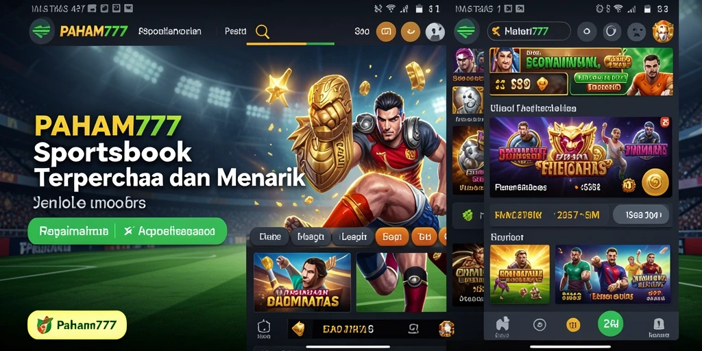 Screenshot PAHAM777 menampilkan pengalaman taruhan olahraga yang menarik.
