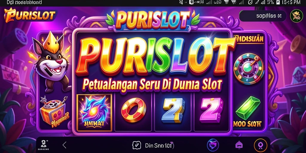 Visual menakjubkan dari gameplay PURISLOT yang penuh petualangan.