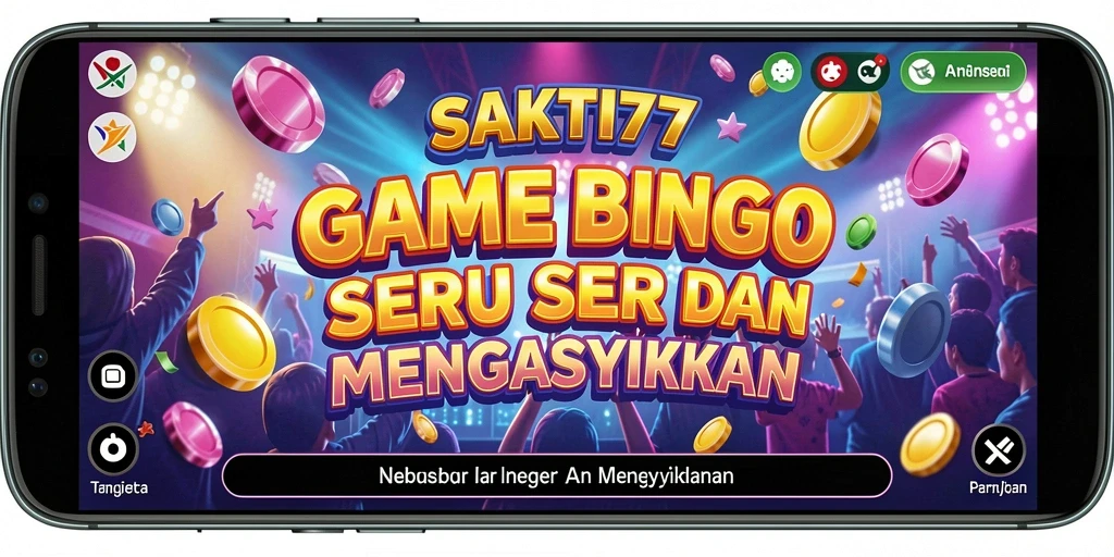 Screenshot utama SAKTI77 menampilkan gameplay Bingo yang seru dan interaktif.